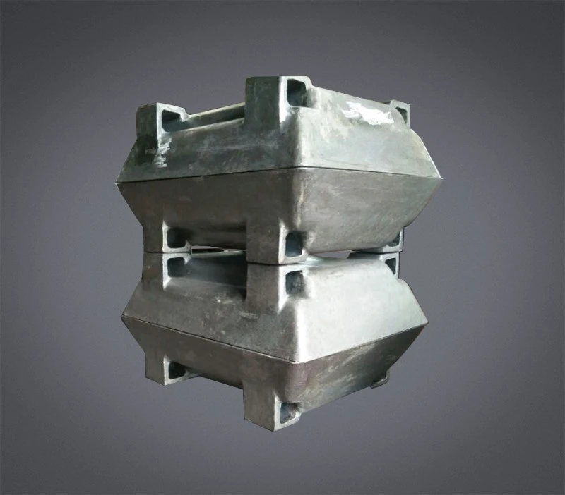 Lead melting slag pans 2
